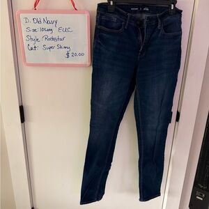 Old Navy Women's Indigo Super Skinny Jeans